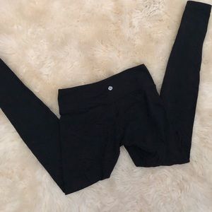 lululemon Wunder Unders Mid Rise Black Legging